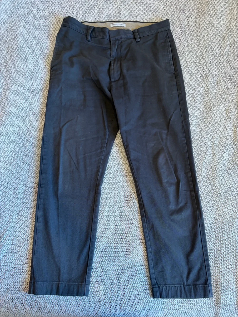 Banana Republic Black Chino Pants - Slim Straight